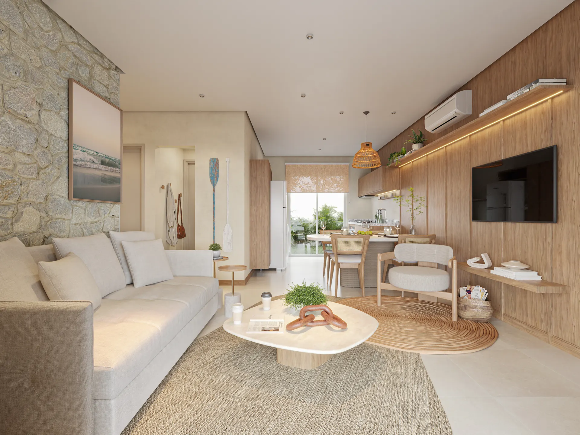 Apartamento Garden — jardim privativo